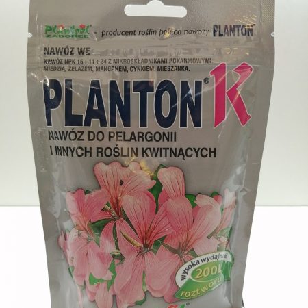 Nawóz PLANTON K do pelargonii i innych kwiatów kwitnących, 200g